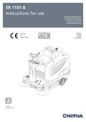 Nilfisk SR 1101 B Instructions D'utilisation