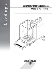 Mettler Toledo XS64 Mode D'emploi