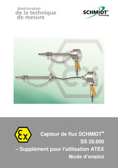 Schmidt SS 20.600 Ex Mode D'emploi