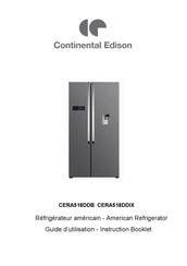 CONTINENTAL EDISON CERA518DDIX Guide D'utilisation