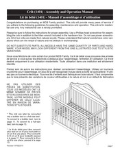 MDB Family 1401 Manuel D'assemblage Et D'utilisation
