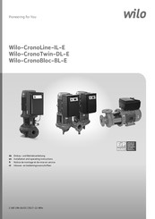 Wilo CRONOTWIN DL-E 125/220-7,5/4 Notice De Montage Et De Mise En Service