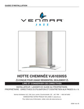 Venmar Jazz VJ61030SS Guide D'installation