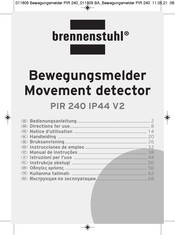 brennenstuhl PIR 240 IP44 V2 Notice D'utilisation