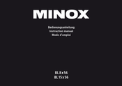 Minox BL 8x56 Mode D'emploi