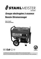 Stahlmeister STM0035 Mode D'emploi