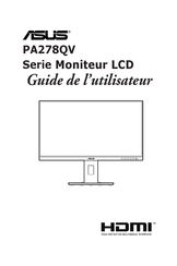 Asus PA278QV Série Guide De L'utilisateur