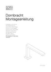Dornbracht 13 612 980 Instructions De Montage