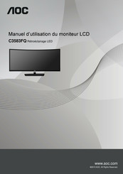 AOC C3583FQ Manuel D'utilisation