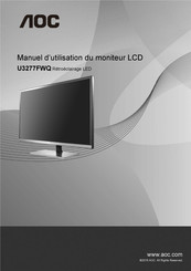 AOC U3277FWQ Manuel D'utilisation