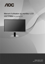 AOC U3277PWQU Manuel D'utilisation