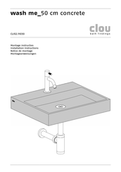 clou wash me CL/02.11030 Notice De Montage