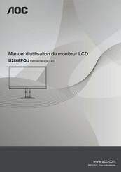 AOC U2868PQU Manuel D'utilisation