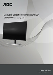 AOC Q3279VWF Manuel D'utilisation