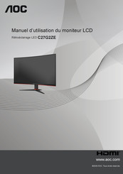 Aoc C27G2ZE Manuel D'utilisation