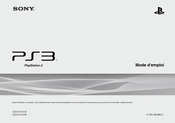 Sony PlayStation 3 Mode D'emploi