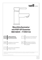 Welltime 48616834 Instructions D'installation