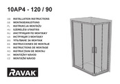 RAVAK 10AP4 - 120/90 Instructions De Montage