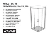 RAVAK 10RV2K 90 Instructions De Montage