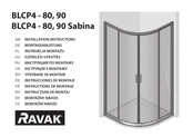RAVAK BLCP4 - 90 Instructions De Montage