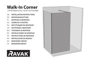 RAVAK Walk-In Corner Instructions De Montage