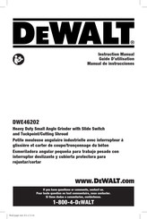 DeWalt DWE46202 Guide D'utilisation
