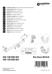 Westfalia 345 129 600 001 Notice De Montage Et D'utilisation