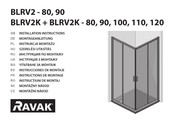 RAVAK BLRV2K-120 Instructions De Montage