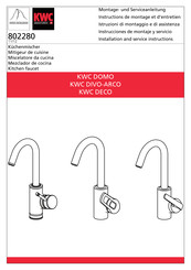 KWC DIVO-ARCO 10.041.023 A 9 Instructions De Montage Et D'entretien