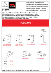 KWC WAMAS 11.332.012 Instructions De Montage Et D'entretien