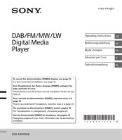 Sony DSX-A300DAB Mode D'emploi