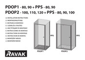 RAVAK PDOP2-100 Instructions De Montage