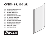RAVAK CVSK1-100 L Instructions De Montage