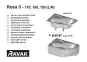 RAVAK Rosa II 160 Instructions De Montage