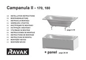 RAVAK Campanula II 180 Instructions De Montage