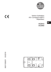 IFM AC2453 Notice D'utilisation