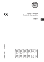 IFM AS-i CompactLine AC2466 Notice D'utilisation