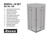 RAVAK Brilliant BSRV4 90 Instructions De Montage