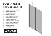 RAVAK CVS2 - 100 R Instructions De Montage