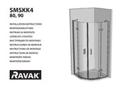 RAVAK SMSKK4 80 Instructions De Montage