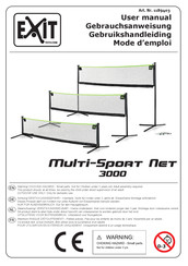 EXIT Toys Multi-Sport Net 3000 Mode D'emploi