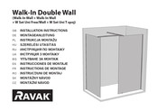 RAVAK Walk-In Double Wall Instructions De Montage