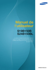 Samsung S24B150BL Manuel De L'utilisateur