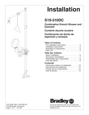 Bradley S19-310DC Instructions De Montage