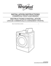 Whirlpool W10726004B Instructions D'installation