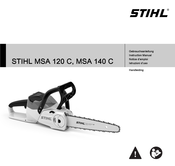 Stihl MSA 140 C Notice D'emploi