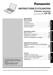 Panasonic CF-T8 Série Instructions D'utilisation