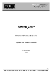 Ecus POWER_AES-T Manuel Utilisateur