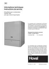 Hoval TopGas 80 Instructions De Service