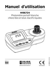 Hanna Instruments HI96724 Manuel D'utilisation